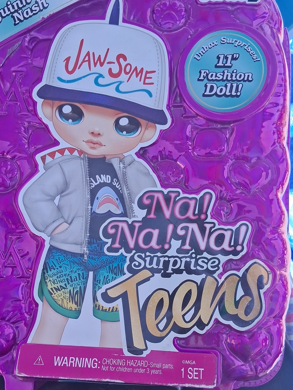 Na! Na! Na! Surprise Teens Jaw-Some Fashion Doll - Purple